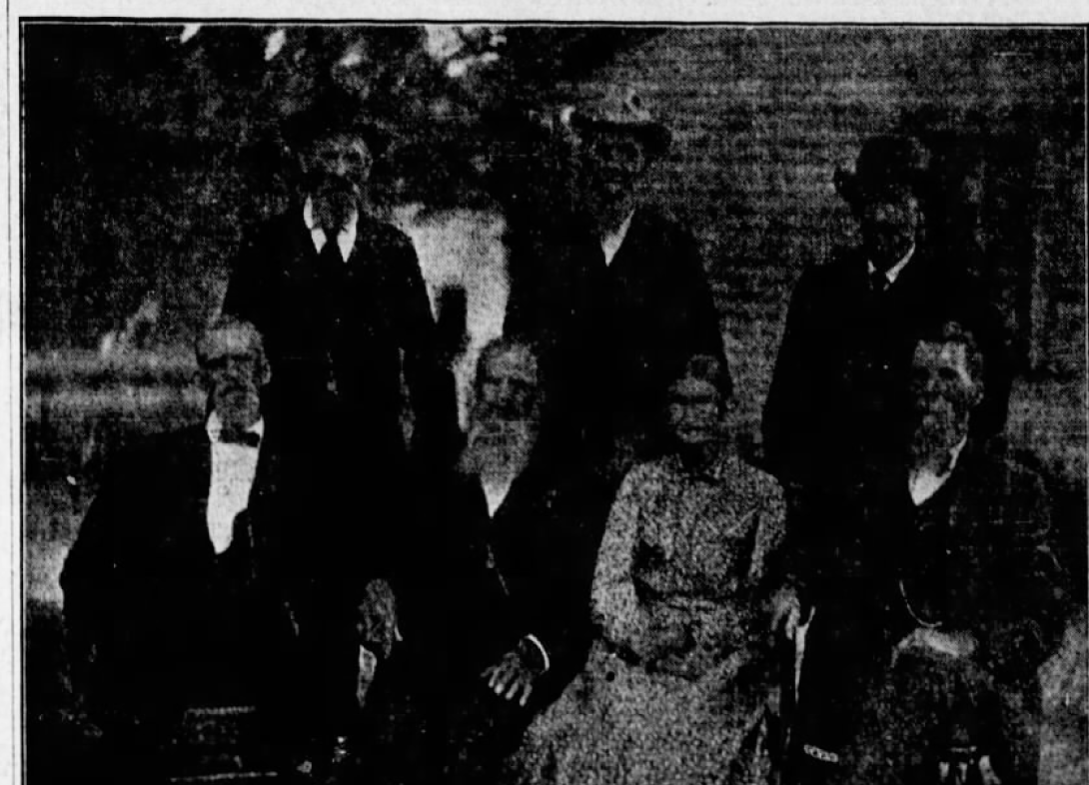 The Barnard family in reunion